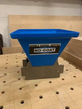 Certainteed 634678006004 No-coat Inch Double Barrel Drywall Corner Bead Hopper With Inside And Outside Gates
