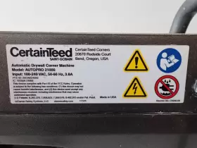 Certainteed No-coat 21000 Autopro Automatic Drywall Corner Machine Saint-gobain #3