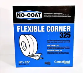 Ult325 Certainteed 825 No-coat Flexible Drywall Corner Tape 100ft L X 3.25 Inch W