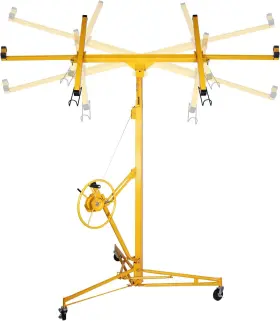 Dj0024101 Cetiveno Drywall Lift Panel 16 Ft Rolling Hoist Jack Lifter Heavy Duty 150 L