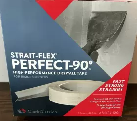 Perfect-90 Clark Dietrich Strait-flex High-performance Drywall Tape For Inside Corners