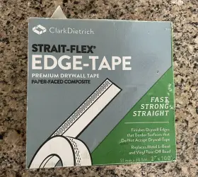 Et-100s Clarkdietrich 751361503289 Strait-flex Edge-tape Drywall Plaster Joint Tape 2 Inch X 90ft. Roll