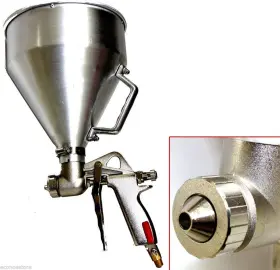 20050 Cmt Aluminum Air Hopper Gun Dry Wall Texture Sprayer Hd Popcorn Pistol Type Nozzles