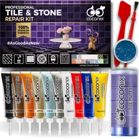 Trk1 Coconix Tile And Stone Repair Kit Fix 0.64 Fl Oz Pack Of 11 Multicolor