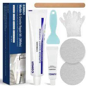 Chma805 Cohui Marble And Granite Repair Kit White - 30-min Quick-drying Quartz
