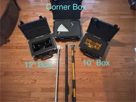 220016 Columbia 10 Inch 12 And 3 Corner Box Set With Extended Handles