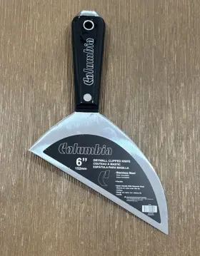 Cjk6 Columbia Taping Tools - 6 Inch Clipped Joint Knife Stainless Steel