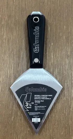 Pjk3.5 Columbia Taping Tools - 3-1/2 Inch Drywall Pointing Knife Stainless Steel