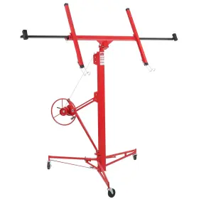 Cuisinaid 313103641613 Drywall Lift 11ft 150lbs Capacity Rolling Panel Hoist Sheetrock L