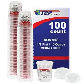 908-bx Custom Shop Paint Mixing Cups Plastic Measuring Cup Epoxy Resin Disposable Or Reusable