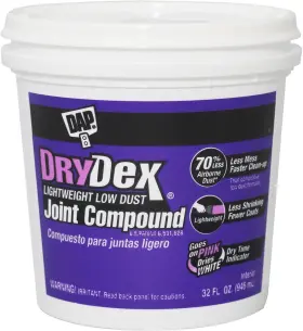 7079812385 Dap Drydex Lightweight Low Dust Joint Compound Pink/white 32 Oz