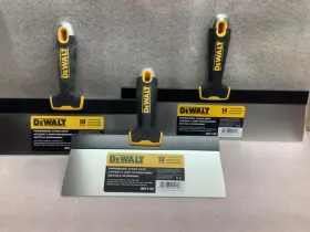 2-238 Dewalt 2-136 Lot 3 New Drywall Stainless Steel Taping Knives 10 Inch 14