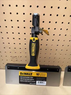 Dewalt 815966029473 Set Of 10 Inch 8 Drywall Taping Offset Knife Flex Blade Smooth Finish Handle #3