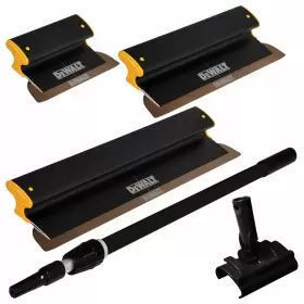 3-440r Dewalt Drywall Tools Skimming Blade Set 10/16/24 Inch And Handle Refurbished