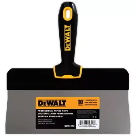 Dewalt Drywall Tools 815966023297 6 Pack 10 Inch Stainless Steel Taping Knife Soft Grip Handle Free Shipping