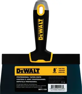 Dxtt2124 Dewalt Drywall Tools 4 Pack 8 Inch Blue Steel Taping Knife Soft Grip Handle Free Shipping