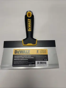 Dxtt-2-134 Dewalt 8 Inch Taping Knife Stainless Steel With Soft Grip Handle