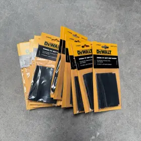 Dxtt-2-411 Dewalt Lot Of 12 1 Inch Joint Knife Handle Heat-shrink Grips 5-pack