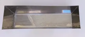 42620 Drywall 14-3/8 Inch Long X 4 9/16 Wide 2-15/16 High Stainless Steel Mud Pan