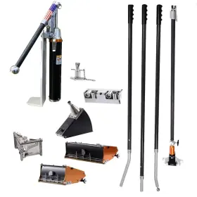 70059g Drywall Master Finishing Set - 10 Inch And 12 Boxes Corner Roller Pro Handles