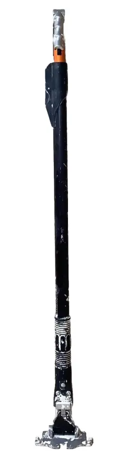 X24421 Drywall Master Warrior Flat Box Extendable Handle -black/orange/silver