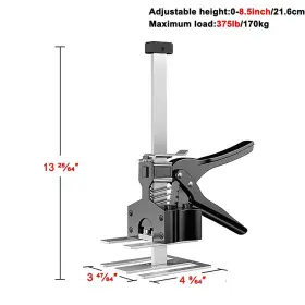 Duebel 767742173439 2 Packs Floor Jack Furniture Lifter Drywall Lift Kit Bricklaying Tools #3