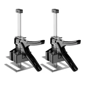 Duebel 767742173439 2 Packs Floor Jack Furniture Lifter Drywall Lift Kit Bricklaying Tools