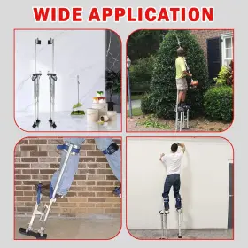 Eb3774 Easyberg 48 Inch -64 Adjustable Drywall Stilts Painter Walking Taping Finishing Tool
