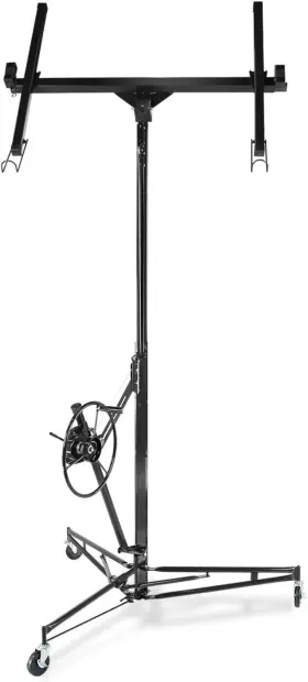 Aeg6k6nhrby3xfwy3ik4va437h97s Eliteedge Drywall Lift 150lb Jack With Wheels - 11ft Adjustable Steel Sheetr