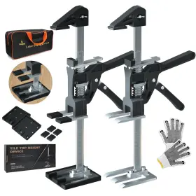 Sj-tgq01 Enrykuo Labor Saving Arm Jack 2 Pack 15.5 Inch Stainless Steel Furniture Lifts With H