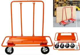 Esddg 699977829754 Heavy Duty Drywall Sheet Cart And Panel Dolly 2400lbs Capacity With Swivel Wheels