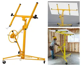 Esddg 699999488526 11ft Drywall Lift Panel Hoist Jack Lifts With Caster Wheel Construction Carry Tool