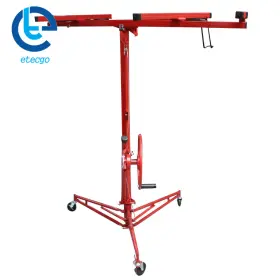 333247 Etecgo 16ft Drywall Lift Plasterboard Hoist Lifter Carrier Safety Lock Red Us #2