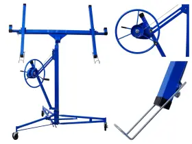 Etsg 699930703169 Drywall Lift 11ft Heavy Duty Panel Hoist Rolling Jack Lifter
