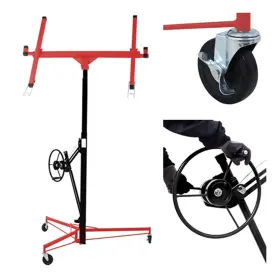 Etsg 699939017588 11ft Drywall Lift Rolling Sheetrock Panel Hoist Jack Dolly Construction Tool