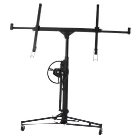 Nxwbsvtkgoonzpr4pie3cg6l Explorehorizon Black 1 Drywall Lift Panel Hoist Dry Wall Rolling 11ft Sheetrock L