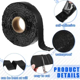Fm-20230423-a Fabbay 2 Rolls Asphalt Crack Tape Filler Joint Inch Black #3