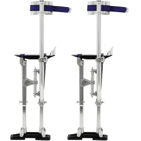 Fahkns 840366468966 Drywall Stilts 15 Inch -23 Adjustable Height Aluminum Work Stilt For Sheetrock Dr