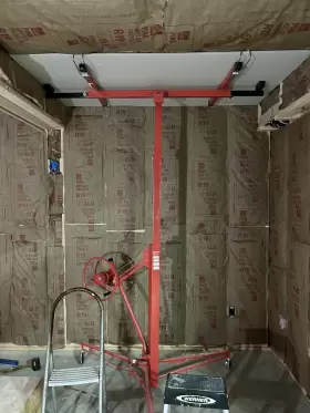 Fdw-dw11 Fdw Drywall Lifter With Wheels - Red #2