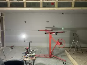 Fdw-dw11 Fdw Drywall Lifter With Wheels - Red #3
