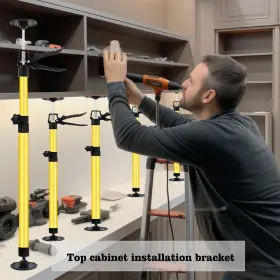 Fd-doz1-z078 Fenorgan Install Cabinets Tools Adjustable Support Pole Sheetrock Lift Drywall Lif #3