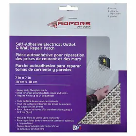 Fdw6503-u Fibatape Electrical Outlet And Wall Repair Patch 7 X 7- Inch -fdw6503-u