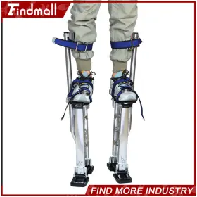 617500 Findmall 18in -30in Adjustable Aluminum Alloy Stilts For Drywall Painting