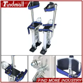 617526 Findmall 24 Inch -40 Silver Aluminum Alloy Stilts Drywall Tools #3