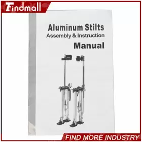 797914 Findmall 24 Inch -40 Drywall Stilt Adjustable Lift Aluminum Tool For Painting Blue #2