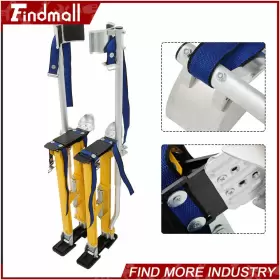 820586 Findmall Drywall Stilt 24 Inch -40 Adjustable Aluminum Tool For Painting Paint #2