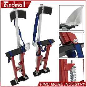 820612 Findmall 24 Inch -40 Adjustable Aluminum Tool Drywall Stilt For Taping Paint