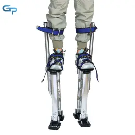 Gre118755 Findmall Silver 24 Inch - 40 Aluminum Stilt Drywall Painting Stilts For Painter Taping Tool Gre118755 Findmall Silver 24 Inch - 40 Aluminum Stilt Drywall Painting Stilts For Painter Taping Tool