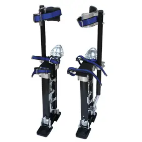 In2778399al Findmall 18 Inch -30 Stilt Aluminum Alloy Stilts Adjustable Drywall Painting Tool Black