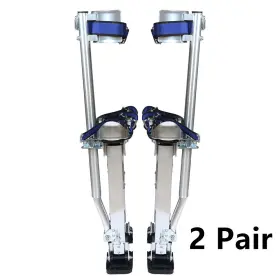 In2778867al Findmall 2 Pair 24 Inch -40 Silver Aluminum Alloy Stilts For Painter Taping Tool